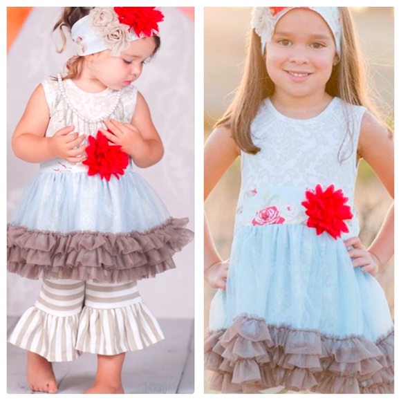 Giggle Moon Other - 3T Giggle Moon Wedding Bells Tutu Dress- Hard to Find!